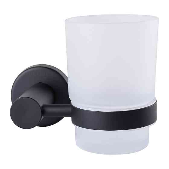 Стакан одинарний Globus Lux BS8409 чорний матовий SUS304 Луцк