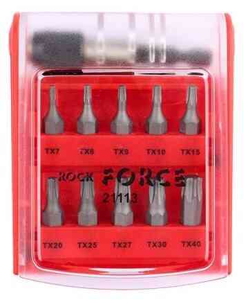 Набор бит-торкс с битодержателем,11 предметов,1/4