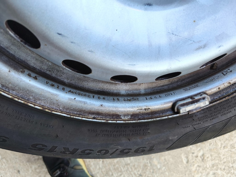 Диск колесний металевий з шиною Kenda 195/65 R15 Renault Kangoo 2008-2021 Ковель - изображение 6