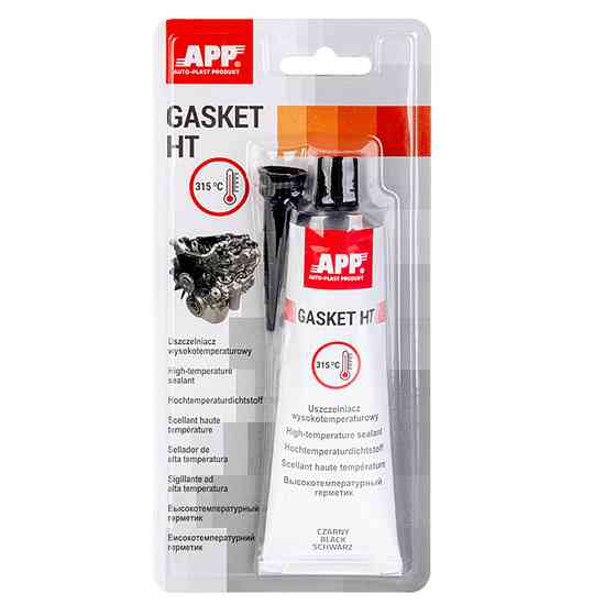 Герметик високотемпературний (до 315*С) Gasket HT чорний 105г APP, 040540 Вінниця