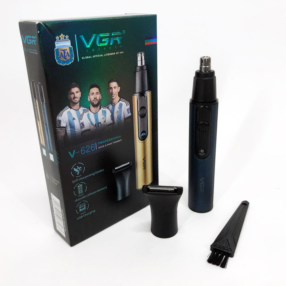 Машинка для видалення волосся з носа вух VGR 2 в 1 V-626, Тример для бороди і вух DN-25 Івано-Франківськ - фото 8