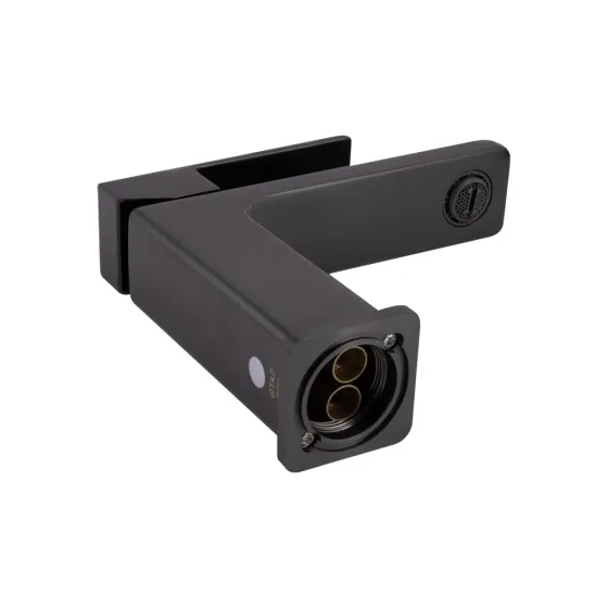 Змішувач для раковини Qtap Gemini QTGEM270GMB45676 Gunmetal Black PVD графіт Київ