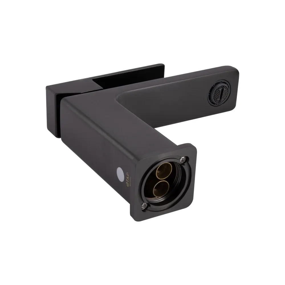 Змішувач для раковини Qtap Gemini QTGEM270GMB45676 Gunmetal Black PVD графіт Київ - фото 3