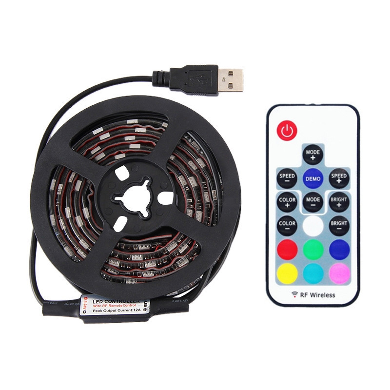 Світлодіодна стрічка RGB 1м 60 SMD-5050 LED USB Puluz LED0620 Київ - фото 4