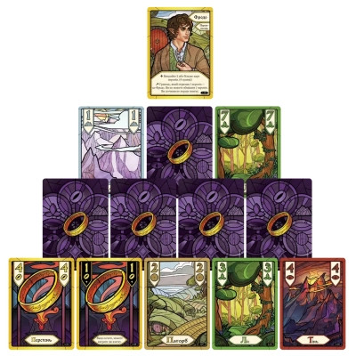 Настільна гра Geekach Games Братство Персня. Карткова гра (The Fellowship of the Ring The Trick Taking Game) (укр.) (GKCH224fs) Вінниця - фото 5