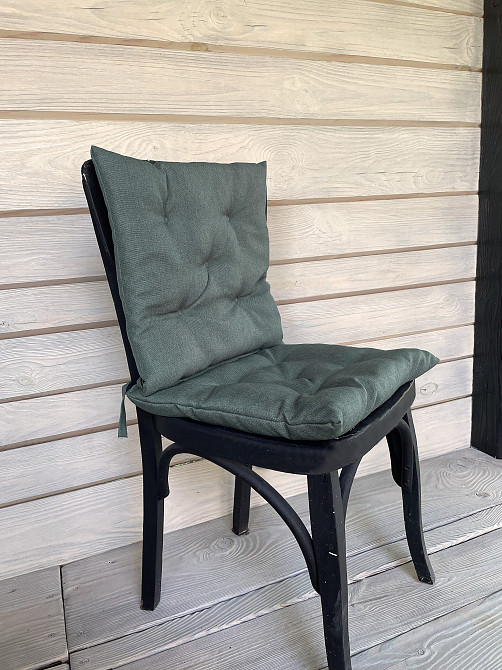 Подушка для стульев (38x38х5 см) Decorator Sawana цвет серо-голубой 84-177 Киев - изображение 5