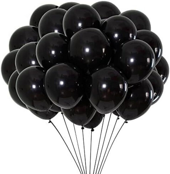 Повітряні кульки JARTTY Чорні 100шт Луцьк - фото 1