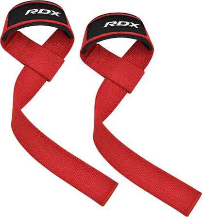 Лямки для тяги RDX W1 Gym Single Strap Red Plus Каменское