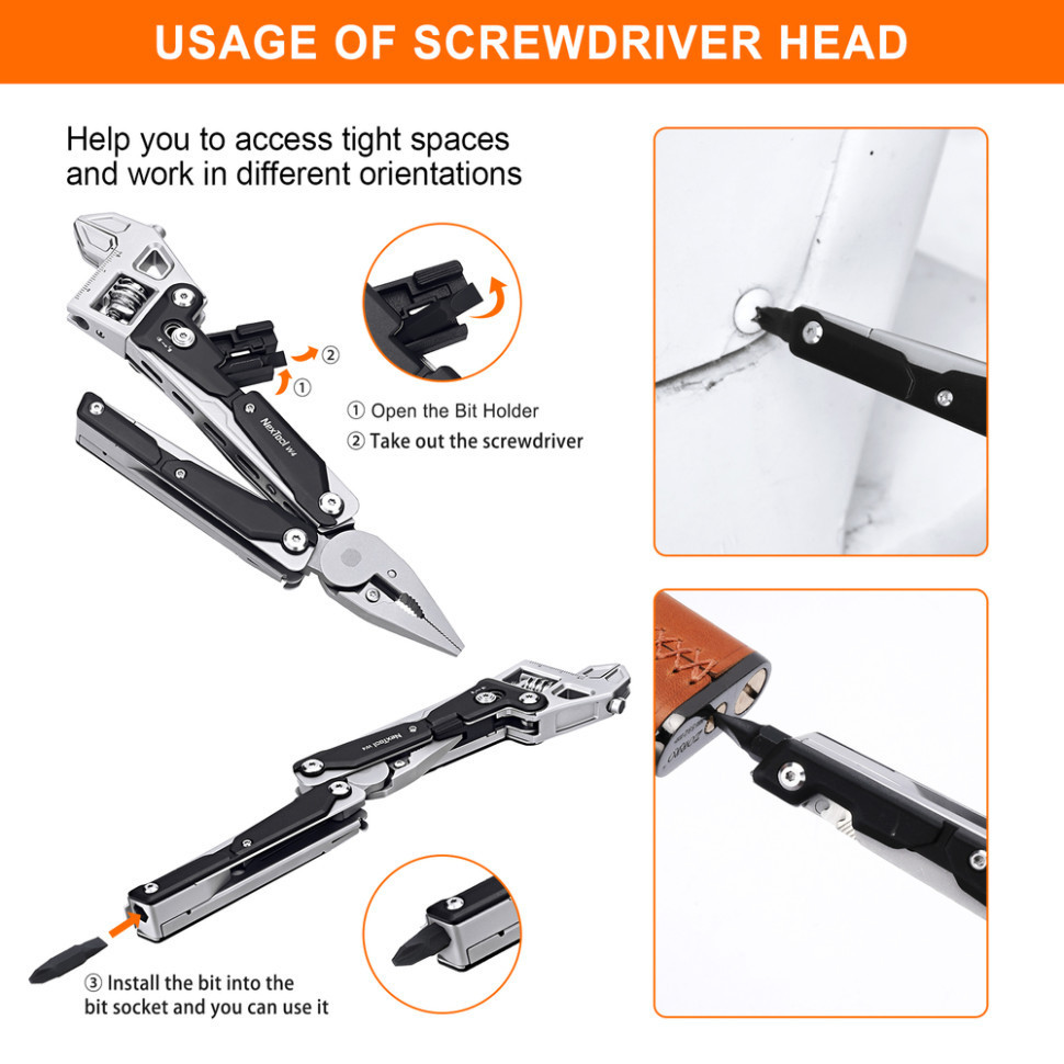 Мультитул NexTool Wrench W4 Рівне - фото 6