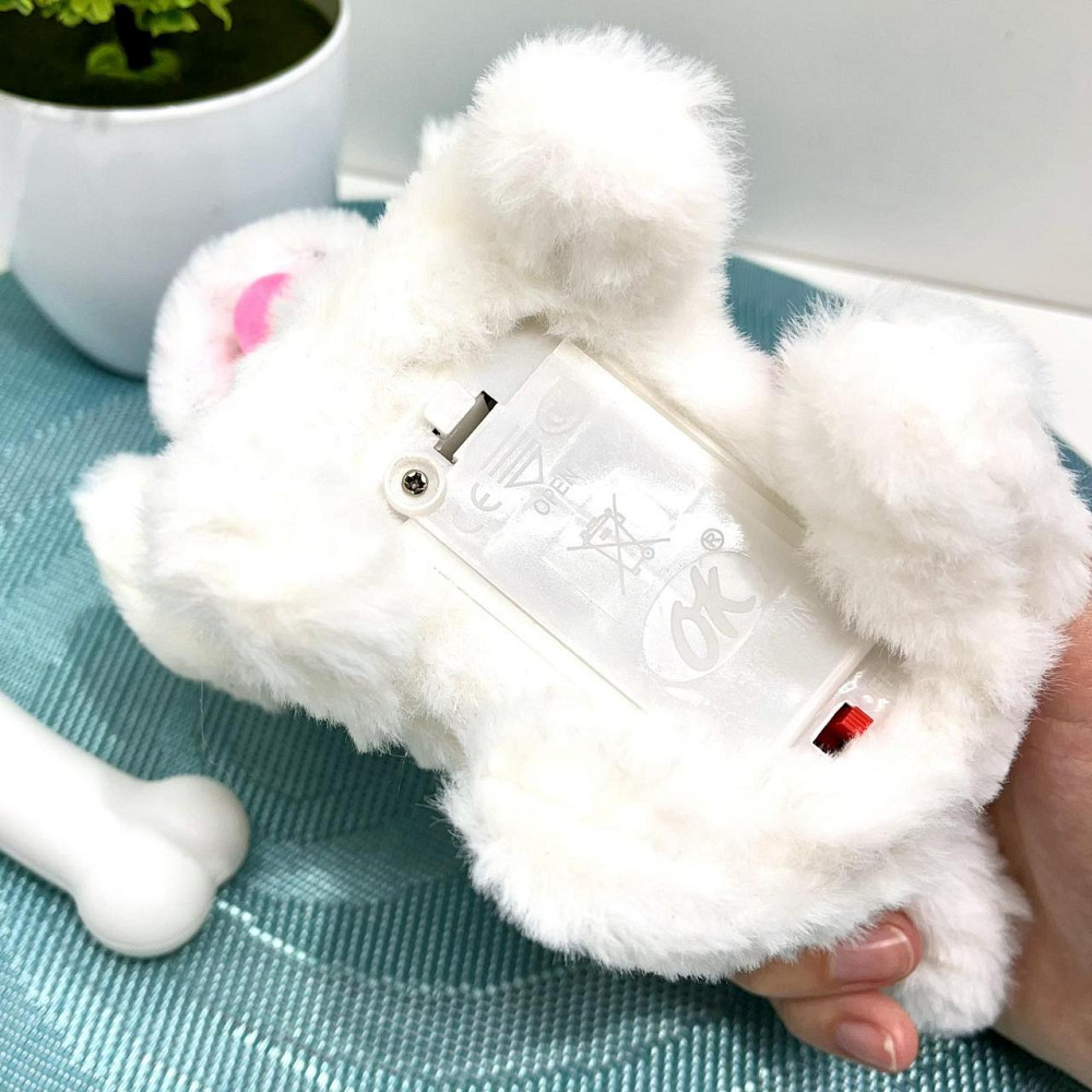 Собачка інтерактивна ходить видає звуки ворушить хвостиком у рюкзаку Біла (777-23B) Чернигов - изображение 8