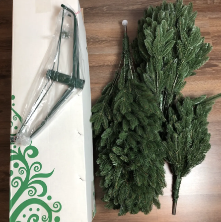 Литая Бельгийская елка с густой хвоей (Зеленая) 1.6м Винница
