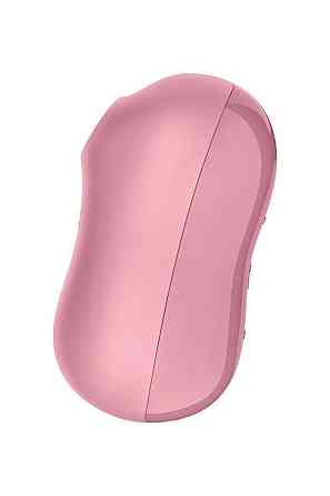 Вакуумний стимулятор із вібрацією Satisfyer Cotton Candy Light Red Sex Aura Київ