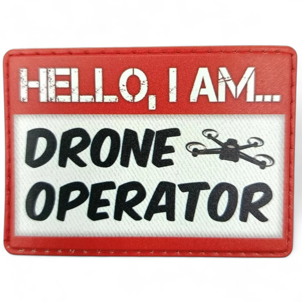 Патч / шеврон Привіт, я Drone operator Запоріжжя - фото 1