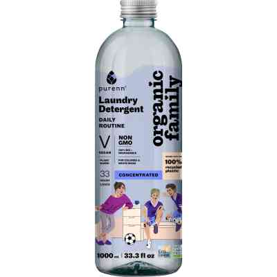 Гель для прання Purenn Organic Family Daily Routine для кольорових та білих речей з Малиною 1 л (4751024880432) Вінниця