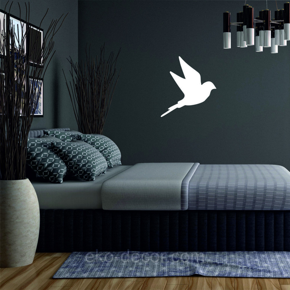 Декоративное настенное Панно «Птичка» Декор на стену(цена за 1шт) 30*27 см, Белый Киев - изображение 5