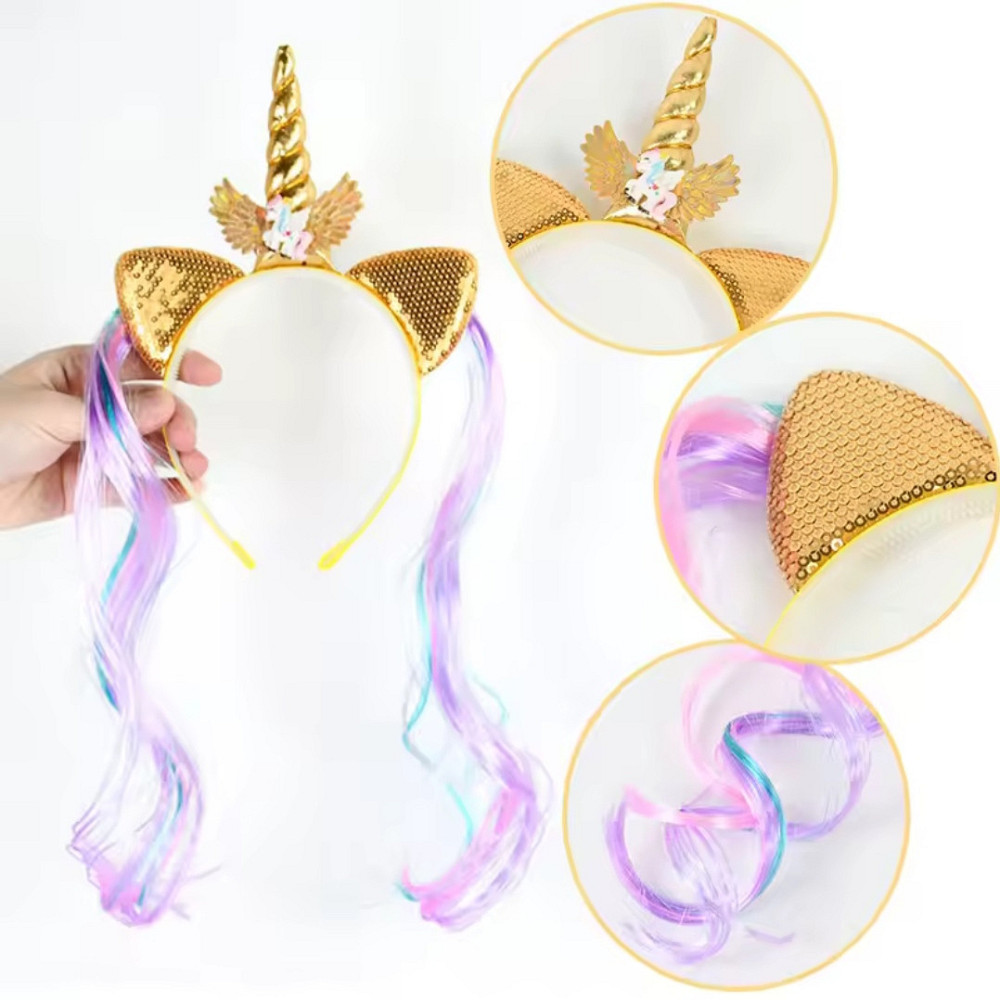 Детский обруч Единорог 12 см желтый Киев - изображение 6