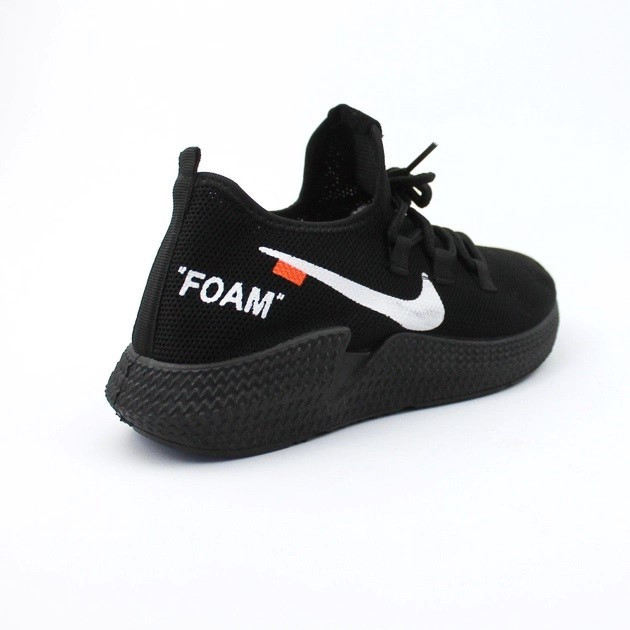 Кроссовки N!ke Черные Женские Тканевые Найки (размеры: 40,41) Днепр - изображение 5