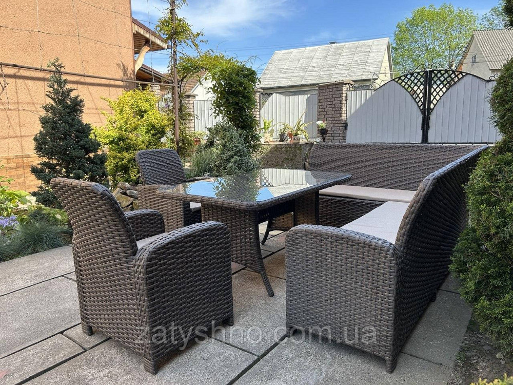Плетені меблі вуличні Київ - фото 9