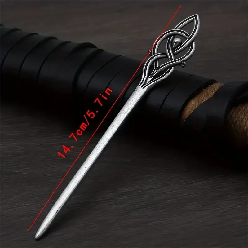 Шпилька для волос с кельтским узором – серебристый металл Киев - изображение 3