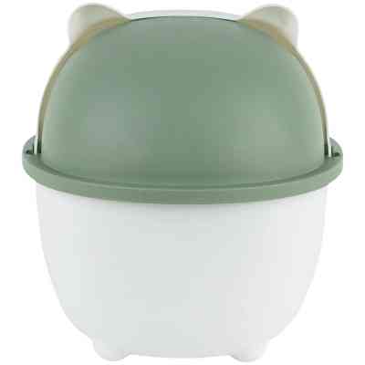 Кошик для паперів Kite Настільний контейнер для сміття, біло-зелений (K24-009-7) Вінниця