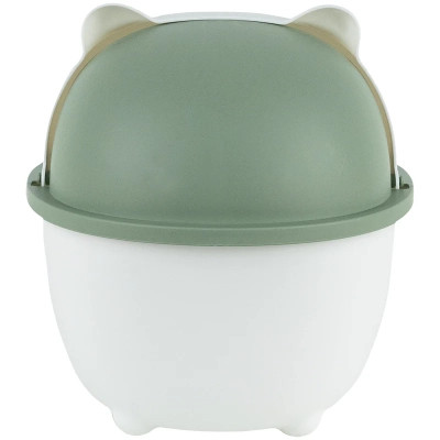 Кошик для паперів Kite Настільний контейнер для сміття, біло-зелений (K24-009-7) Вінниця - фото 2