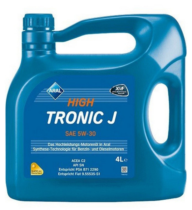 Моторна олива Aral HighTronic J 5W-30 4L — надійний захист двигуна та економія пального Ковель - фото 1