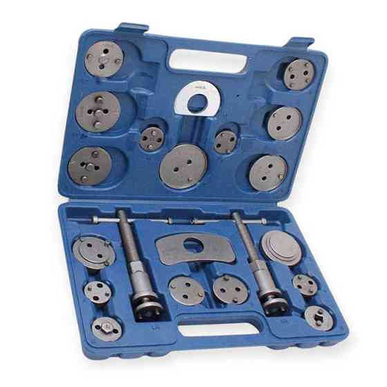 Набор съёмников тормозных цилиндров 21 шт 2 воротка с прав. и левой резьбой Мукачево