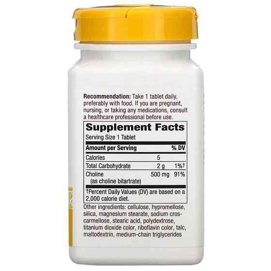 Холін (Choline) 500 мг 100 таблеток Київ