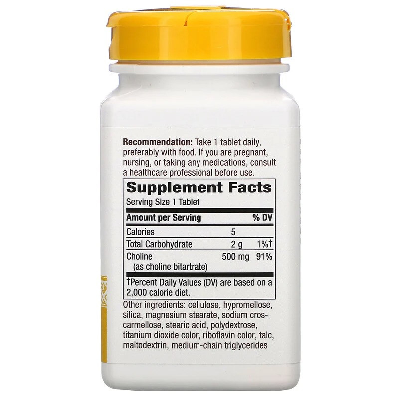 Холин (Choline) 500 мг 100 таблеток Київ - фото 2