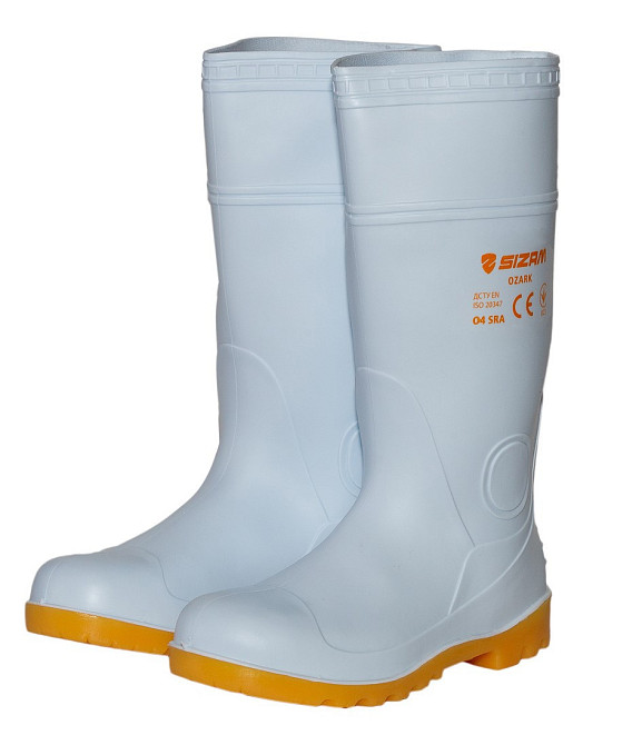 Сапоги резиновые защитные Sizam Baltimore Light White 45 Ровно - изображение 7
