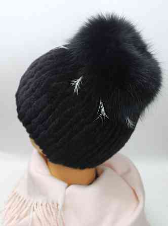 Шапка меховая женская бон Джина Rex Черный Харьков