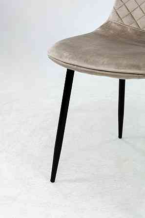 Стілець Марс чорний/велюр мокрий пісок Днепр