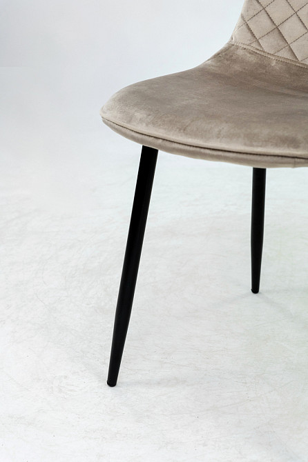 Стілець Марс чорний/велюр мокрий пісок Днепр - изображение 3