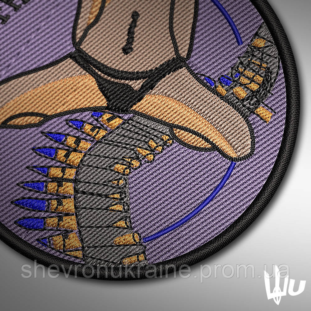 Шеврон под заказ КУНИМЕТЧИК (Срок изготовки 3-5 дней. На липучке) Размер 8см в диаметре Киев - изображение 2