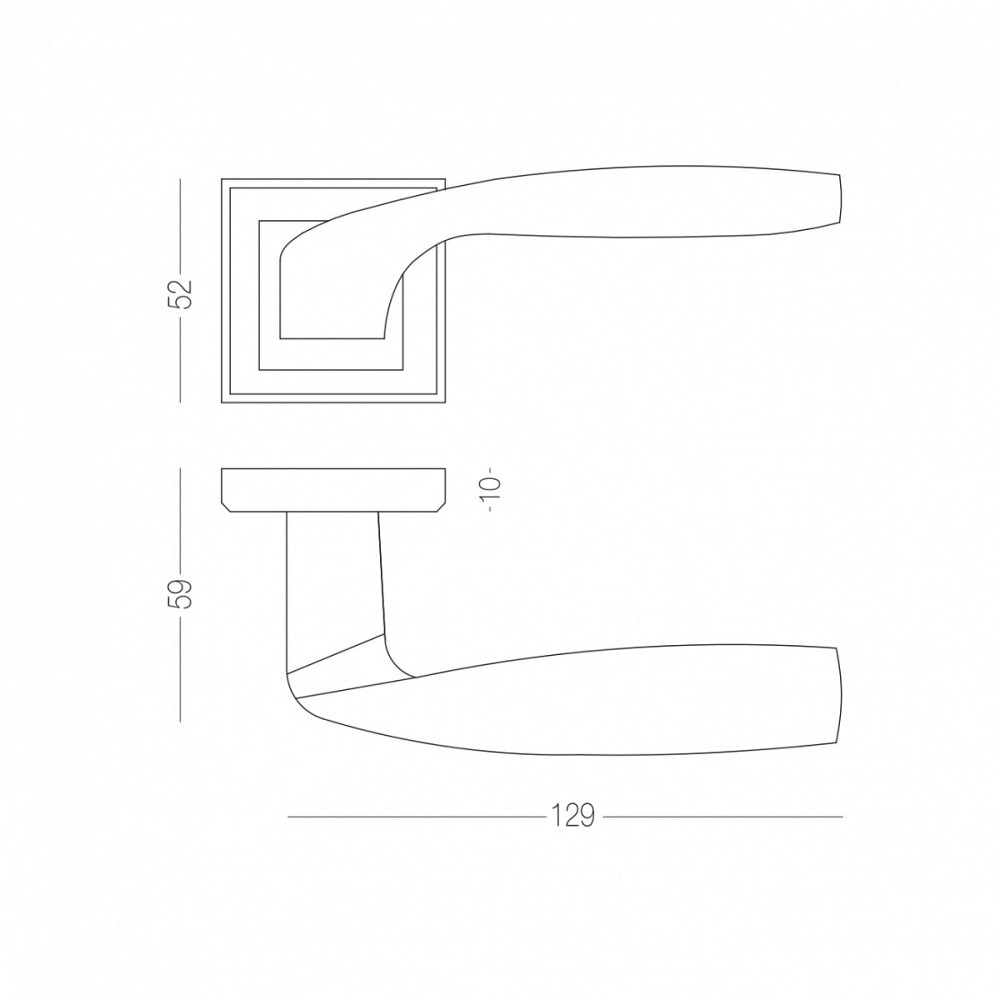 РУЧКА ДЛЯ ДВЕРЕЙ НА РОЗЕТЦІ TEZA Київ - фото 3