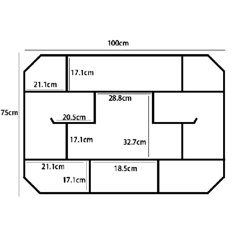 Полиця для чашок "Стантія 100" мокко Миколаїв - фото 2