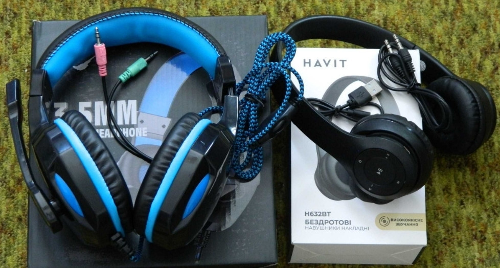 Навушники HAVIT H632BT для смартфонів, HAVIT H763d ігрові повнорозмір. Київ - фото 3