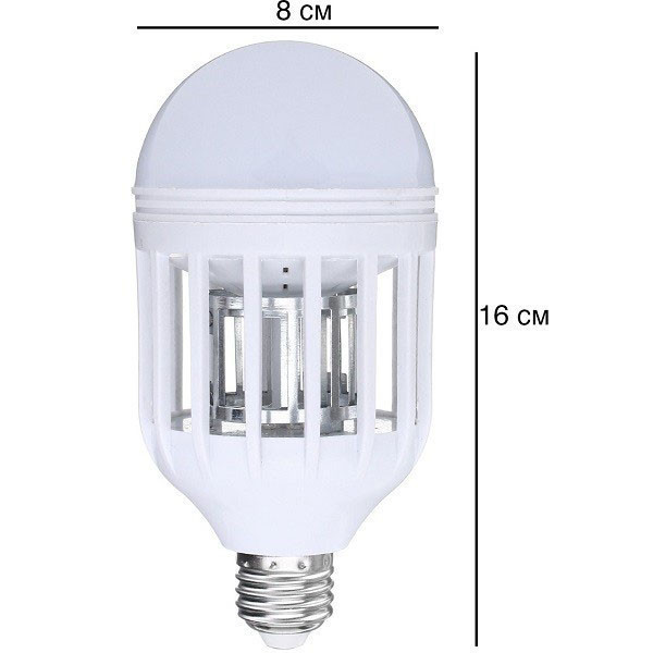 Світлодіодна лампа для комах Zapp Light, електрична пастка для комах, протимоскітна лампа від комарів WZ-53 Львів - фото 14