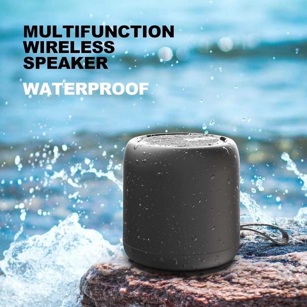 Портативна Bluetooth-колонка Водонепроникний бездротовий динамік Вуличний з повним басом та ручкою радіус дії 30 метрів Київ - фото 4