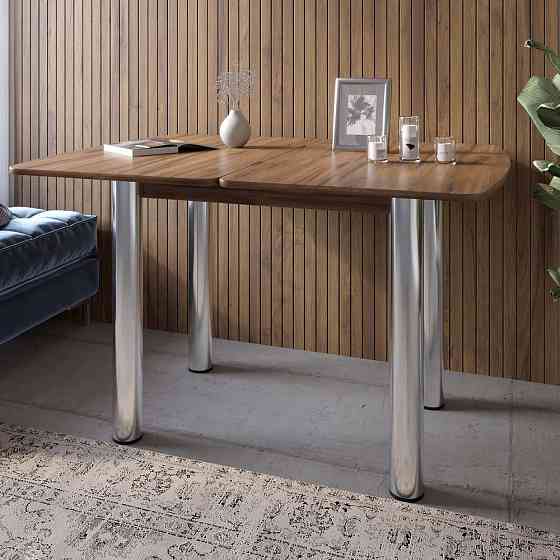 Обеденный стол раскладной LION Нота Дуб Ливорно 60x90/90x120 (LION-041282) Львов