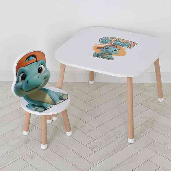 Дерев'яний дитячий столик M 502-5 зі стільчиком Вінниця