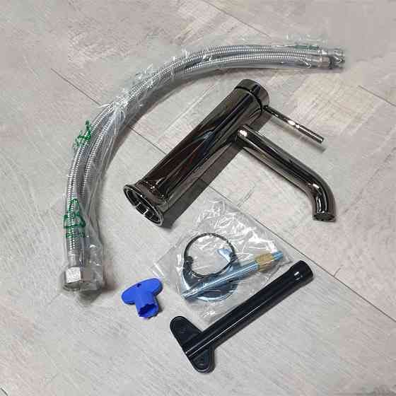 Змішувач для умивальника IMPRESE BRENTA графіт хром ZMK091908010 Київ