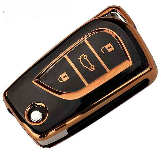 Захисний чохол для автомобільного ключа Toyota Чорний Смела