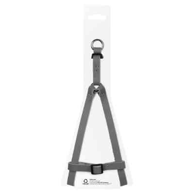 Шлея для котів WAUDOG Classic з QR паспортом XS Ш 10 мм В=С 28-40 см сіра (601011) Вінниця