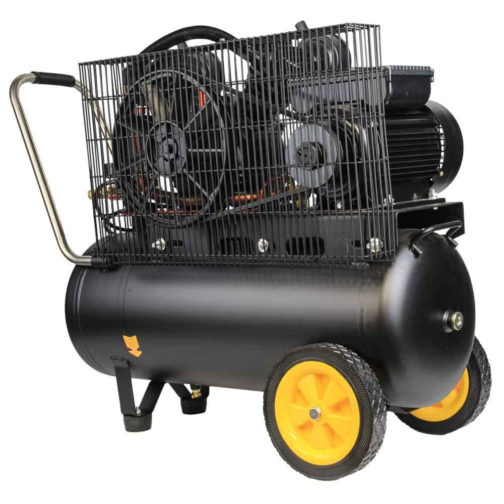 Компресор двоциліндровий ремінний (V) 2.5 кВт 396 л/хв 10бар 50 л (2 крани) SIGMA (7044131) Київ - фото 3