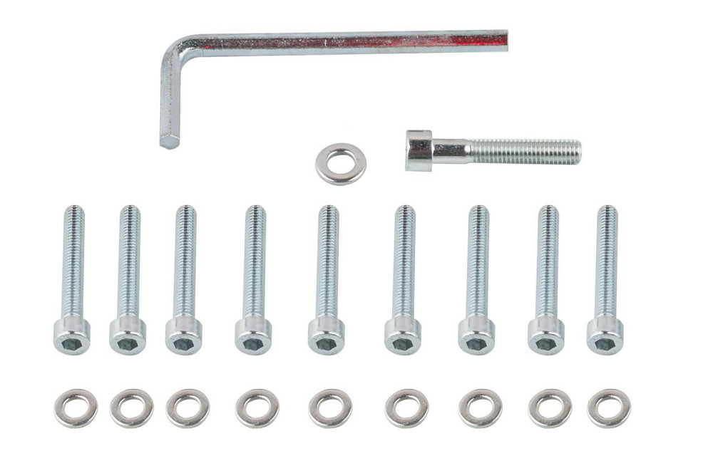 Болти кришки варіатора скутер Ямаха Йог (шестигранний шліц, 10шт + ключ) Мукачево - фото 1