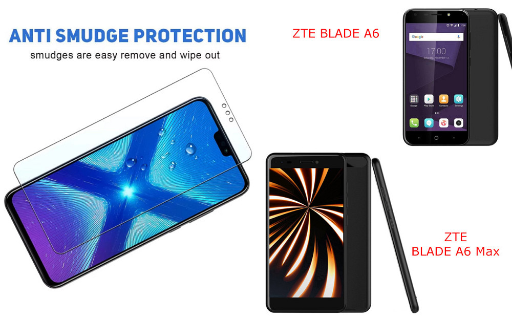 Захисне скло NeoGlass для ZTE BLADE A6,  BLADE A6 Max – надпрозоре та стійке Київ - фото 3