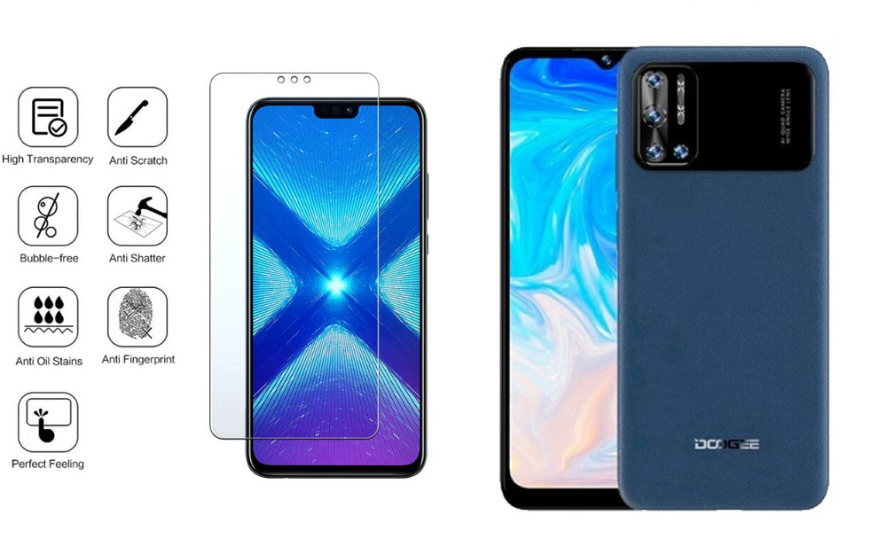 Защитное стекло NeoGlass для Doogee N40 Pro – ультрапрозрачное и устойчивое Киев - изображение 4