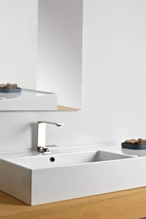 Раковина  Scarabeo Teorema 2.0 101x46 Lewa Piaskowa 511952 Киев