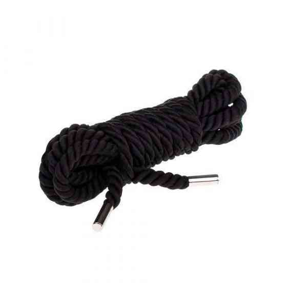 Мотузка для бондажу Premium Silky 3M, Black Sex Aura Київ